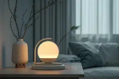 桌面小台灯产品摄影图