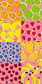 I like the bright colored fruits. This could easily be used as a label design for a juice. I also like the simplicity.: 