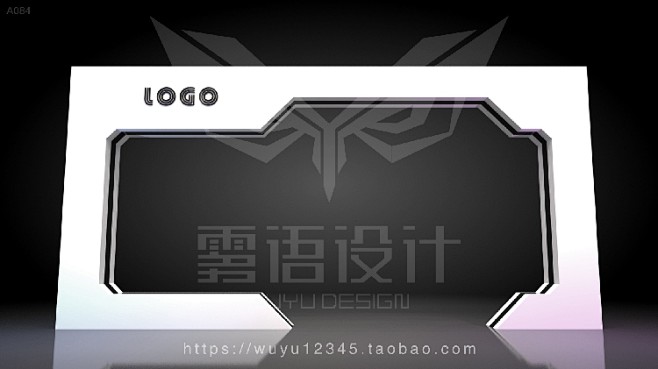 3D模型MAX源文件 门头设计活动设计美...