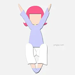 卡通小女孩做运动免抠图图片大小2000x2000px 图片尺寸338.97 KB 来自PNG搜索网 pngss.com 免费免扣png素材下载！红色头发#卡通手绘#免抠图#女孩做手势#手绘插画#小女孩#