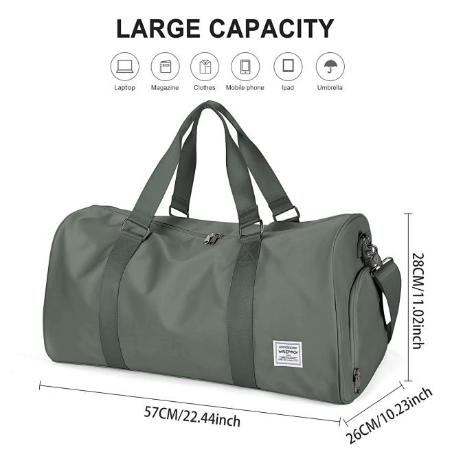 Amazon.com | Gym Bag for Men Women,Small Fitness Workout Sports Duffle ...