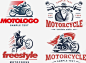 摩托赛车手竞技logo图标 页面网页 平面电商 创意素材