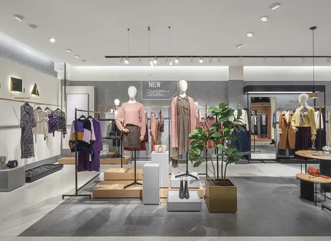 精品女装服装店面装修设计图-花瓣网