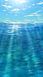 夏日海洋海面水面主题背景1