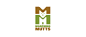 letter m logo design marching mutts