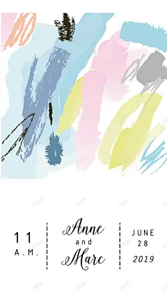 笔触撞色创意海报 色块 配色 野兽派 高清背景 背景 设计图片 免费下载 页面网页 平面电商 创意素材