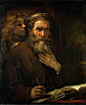 Rembrandt van Rijn -- Saint Matthew and the Angel