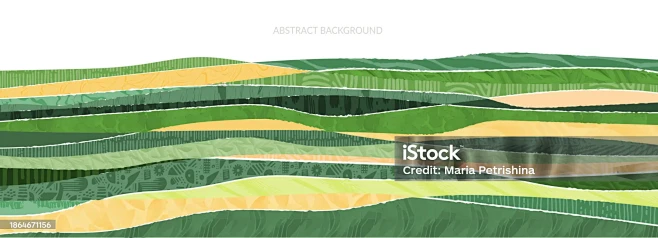 Abstract farm field ...