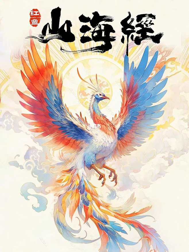 『红鸾』山海经中多情神鸟，促姻缘