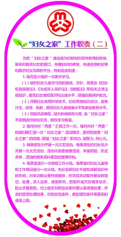 最新原创妇联制度宣传海报