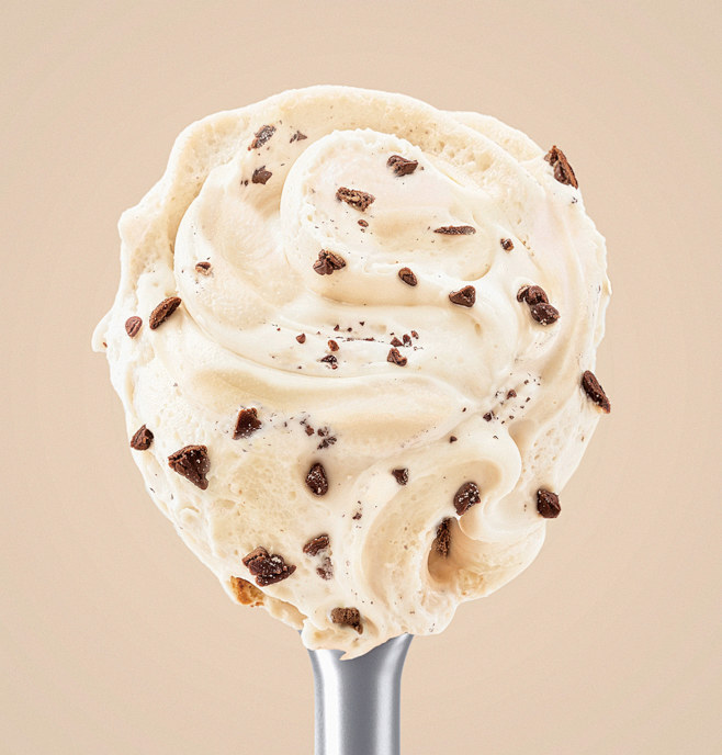 Scoop with ice cream...