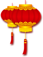 png春节新春元旦节日灯笼炮竹剪纸红色拜年中国结元素
@灬小狮子灬