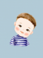 画的全是男孩子哦|骗你生男宝系列|手绘头像 : 近期画得一些男生小头像，正好凑够九宫格 【画萌娃|头像手绘|萌娃头像|可爱头像|可爱壁纸||可爱穿搭|Q版人物|Q版头像|头像卡通|男生|小孩头像|绘画人物|手绘画|手绘插画|手绘人物|插画人物|简单