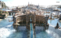 General 1680x1050城市景观数字艺术湖城堡城市幻想艺术瀑布幻想城市Final Fantasy XV电子游戏阿尔提西亚