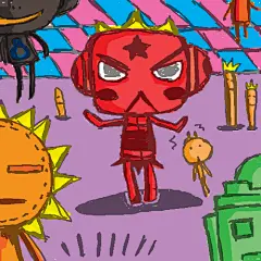 锌兔  的插画 涂色了