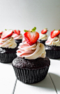 Neapolitan Cupcakes (Chocolate + Connie)