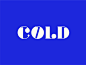 Cold display font type design typogaphy letterforms typeface