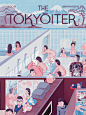 集結日本插畫家創作的 The Tokyoiter 雜誌封面 | MyDesy 淘靈感