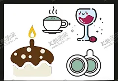 卡通美食餐饮 【酷图网】卡通美食餐饮,卡通美食,卡通餐饮,手绘美食,手绘餐饮