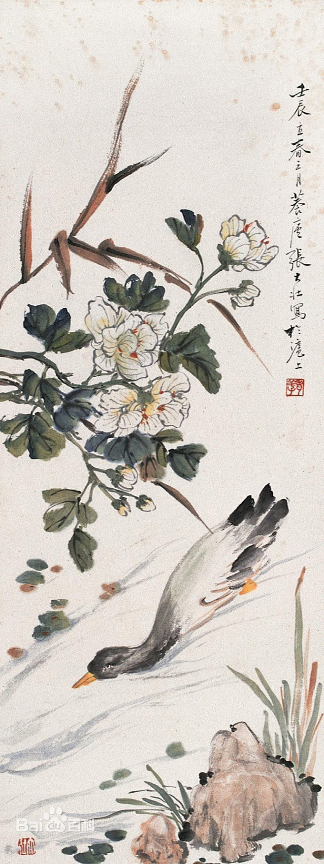 张大壮花鸟画作品欣赏十