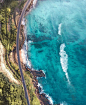 澳摄影师用无人机航拍绝美海岸风景