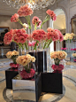 Gorgeous flowers at The Four Seasons George V but if you have the space in your house this can work: