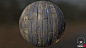 Old Wooden Planks, Nikita Hrushevskyi : Old wooden painted planks in abandoned house.
100% done in Quixel Mixer with custom height maps and materials.