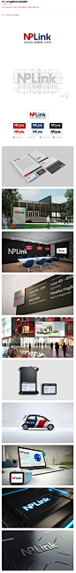 NP-LINK品牌定位与视觉建设_平面设计_标志/logo_英文LOGO作品_设计师作品欣赏_天蓬网