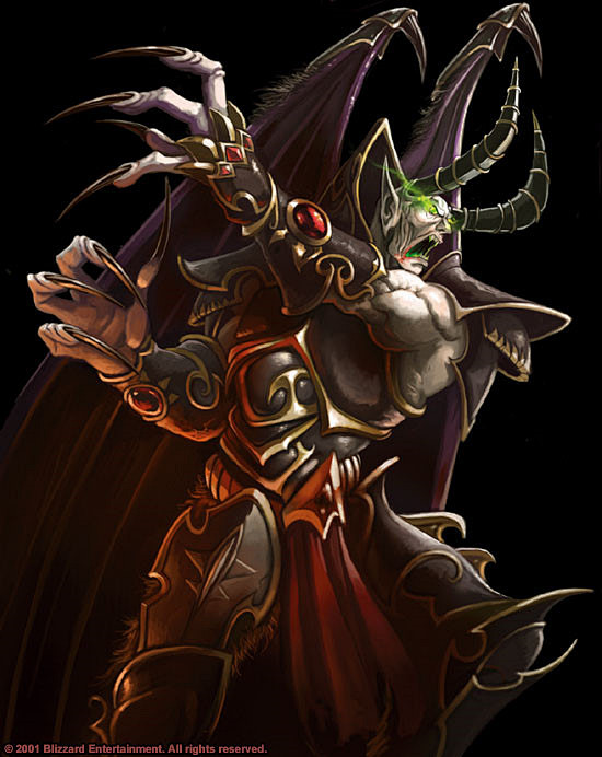魔兽争霸3英雄原画设定