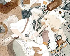 美国漫画书作家和插画师Vanessa Gillings 的作品 /淡淡柔柔的感觉 ——