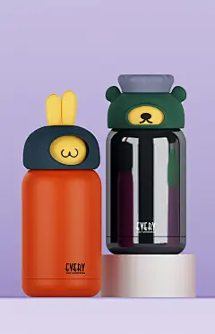 可爱型动物类保温杯