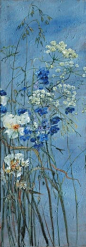 Claire Basler, a fantastic French painter, her work is big, colorful, and full of nature.