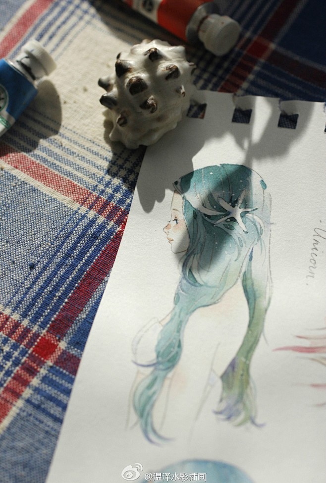 温泽水彩插画的照片微相册