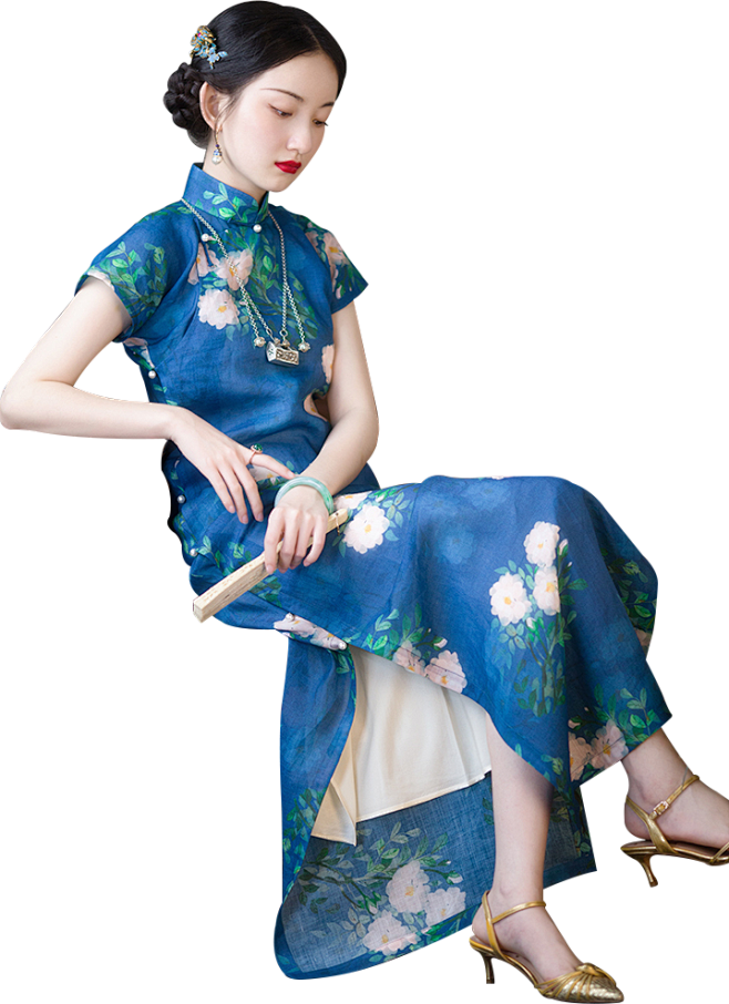 旗袍 模特
