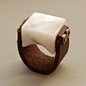 Marble and Leather Ring