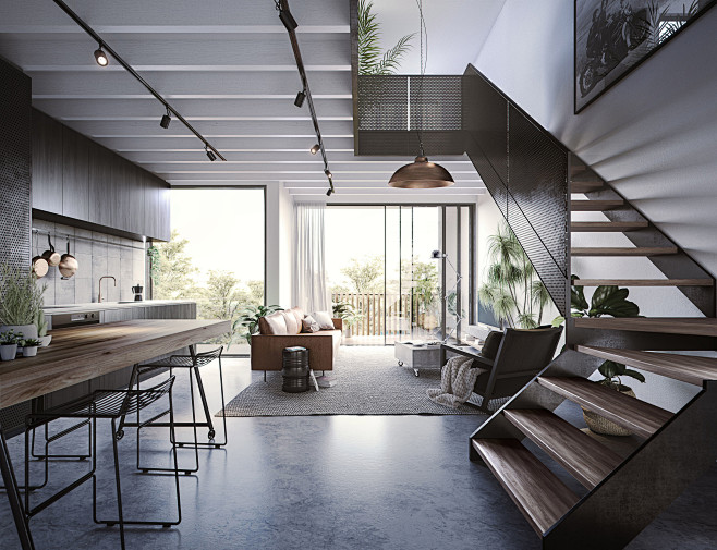 公寓 双层 Loft 配图