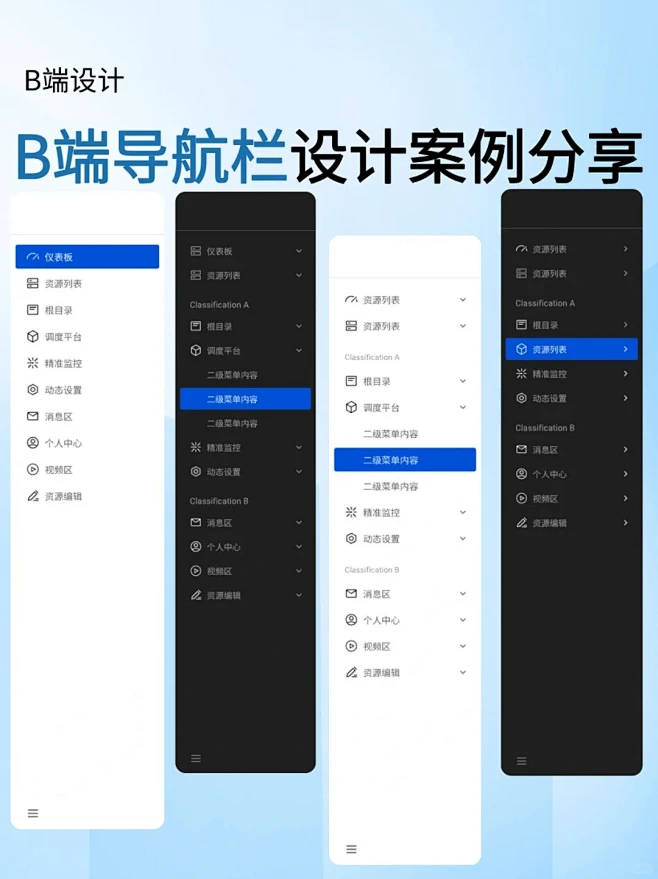 B端设计｜多种导航栏设计案例分享_1_进化中的UI设计师_来自小红书网页版-花瓣网