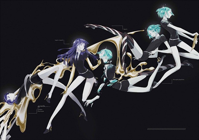 宝石之国青金石磷叶石