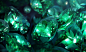 三星绿宝石：银河S6的三星广告公司的关键视觉。_底纹背景 _T2019220  _素材-质感 #率叶插件，让花瓣网更好用_http://jiuxihuan.net/lvye/#