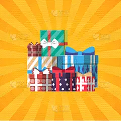 生日,包装纸,多色的,贺卡,图像,矢量,庆祝,装饰