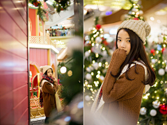 刘国健采集到圣诞与女孩