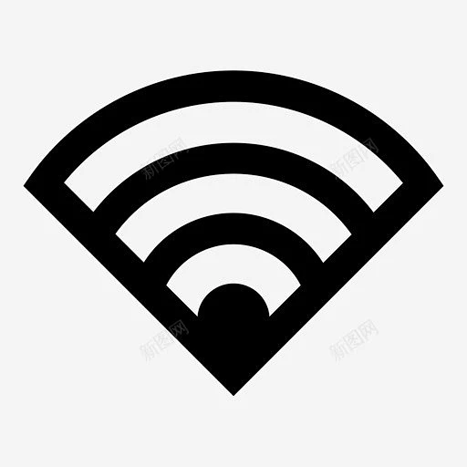 wifi信号网络图标 icon 标识 标志 UI图标 设计图片 免费下载 页面网页 平面电商 创意素材-花瓣网
