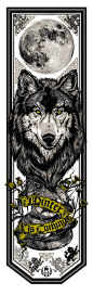 Game of Thrones: House Stark Banner ("Winter is Coming") by Studio Seppuku: 