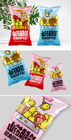 樱桃大丸子S采集到膨化食品包装