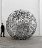 <i>Self Portrait</i>, 2013 Stainless steel 137 3/4 x 128 x 128 inches 350 x 325 x 325 cm_雕塑 _急急如率令-B26300816B- -P2463097652P- _T201999  _D - 雕塑_T201999 