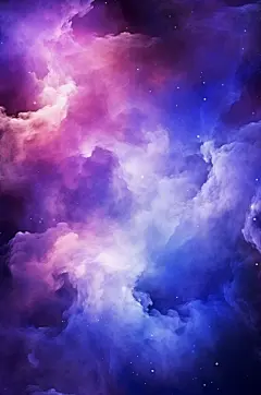 AI数字艺术宇宙星河星空底图背景图
