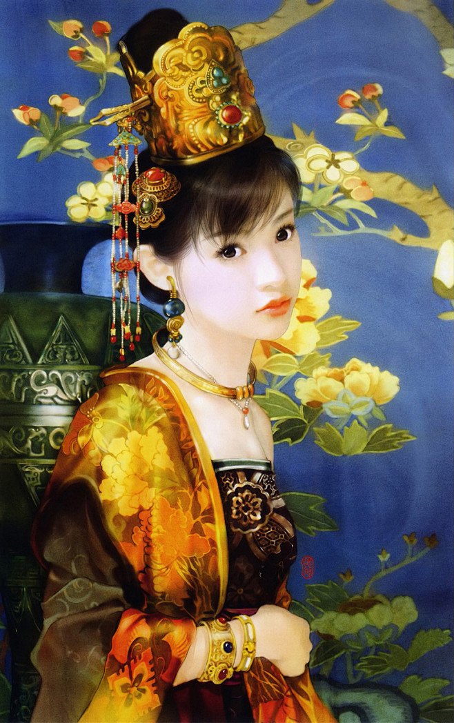 进入博客欣赏绘：德珍 via@derje...