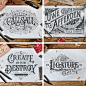 Hand-drawn Type Artworks 2015 : Hand-drawn type artworks of 2015.