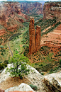 Spider Rock in Canyon de Chelley, Arizona