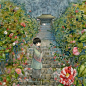 渡辺ヨシ，日本插画家。